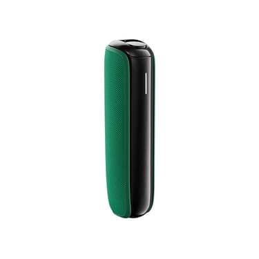 Amazon Green Back Cover for Ploom AURA on device