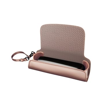 Vista frontale di un Custodia singola Rose Gold chiuso