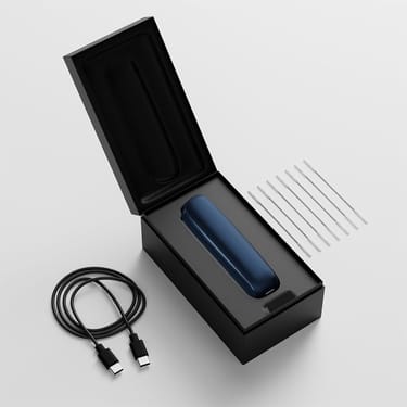 Il dispositivo Ploom AURA Navy Blue è un compagno discreto