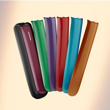Lunar Silver Augmented Pattern front panel for Ploom AURA and other assorted front panel color variations.