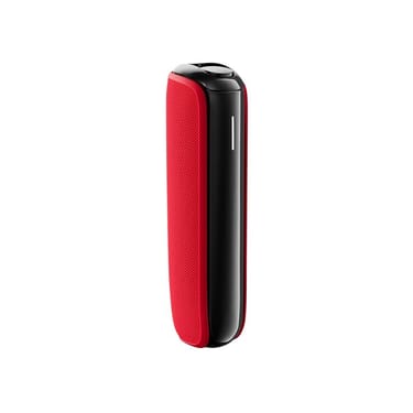 Lava Red Back Cover for Ploom AURA on device
