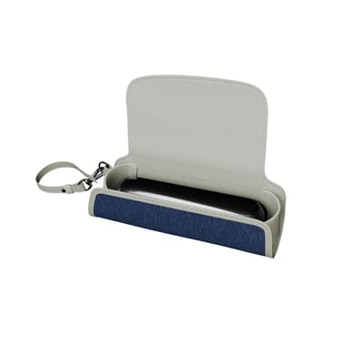 Vista laterale di un Custodia singola Denim Leather Fusion vuoto
