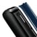 Primo piano del pannello frontale Ploom Aura in Navy Blue, staccato dal dispositivo.