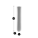 Ploom AURA Lunar Silver Augmented Pattern Front Panel shown with product dimensions: 9.65cm height x 3.30 cm width and 1.80 cm depth