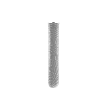 Close-up of Lunar Silver Augmented Pattern Ploom Aura front panel