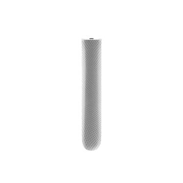 Close-up of Lunar Silver Augmented Pattern Ploom Aura front panel