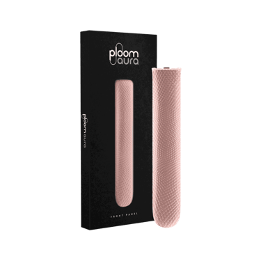 Confezione del pannello frontale Ploom AURA con motivo Rose Gold