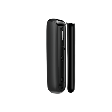 Jet Black Ploom Aura front panel side view