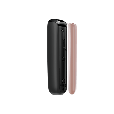 Rose Gold Ploom Aura front panel side view
