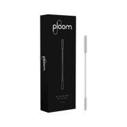 Ploom cleaning sticks packaging with close-up view of accessory.