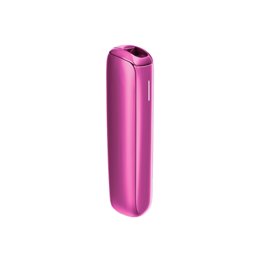 Vista laterale del dispositivo Ploom AURA Fuchsia Flair