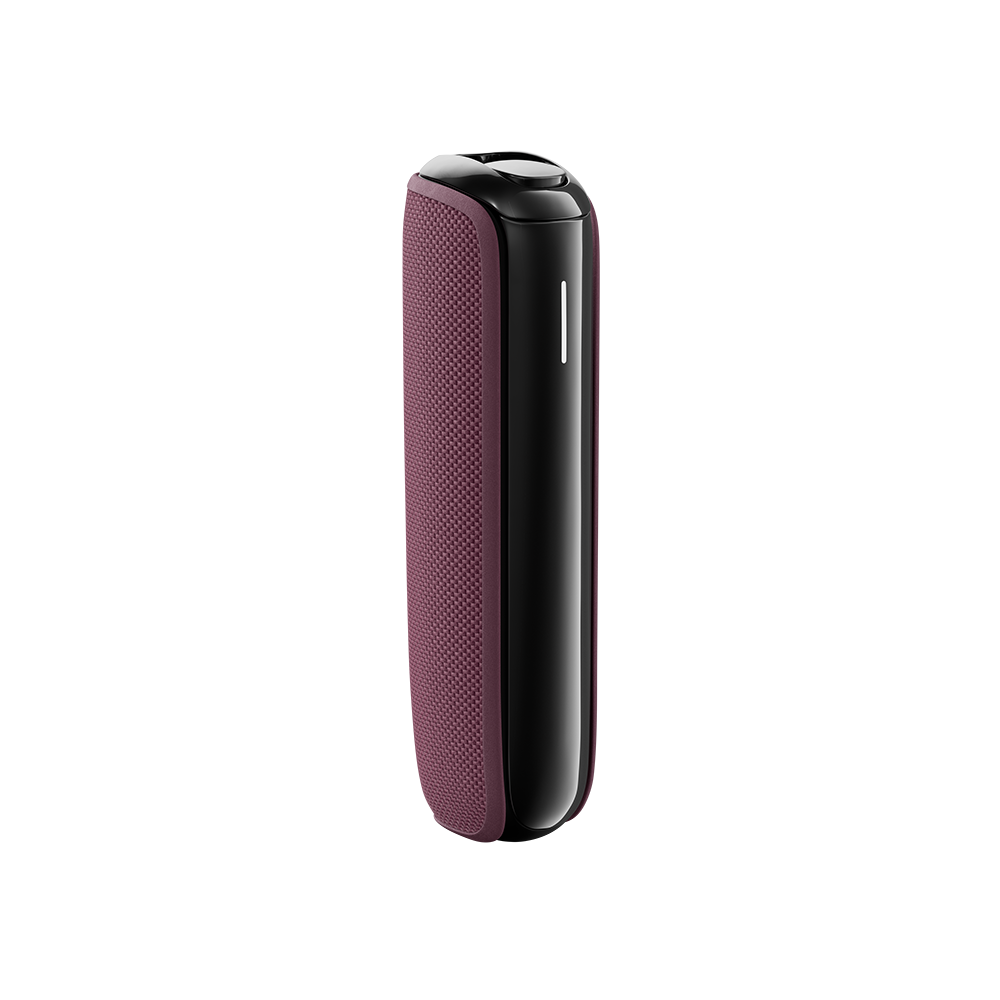 Dark Orchid Back Cover for Ploom AURA on device