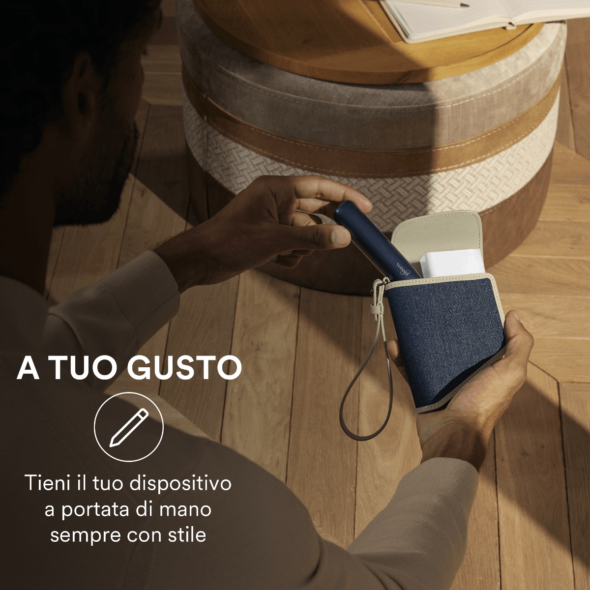 Ploom AURA Astuccio Duo Jet Black: esprimi te stesso