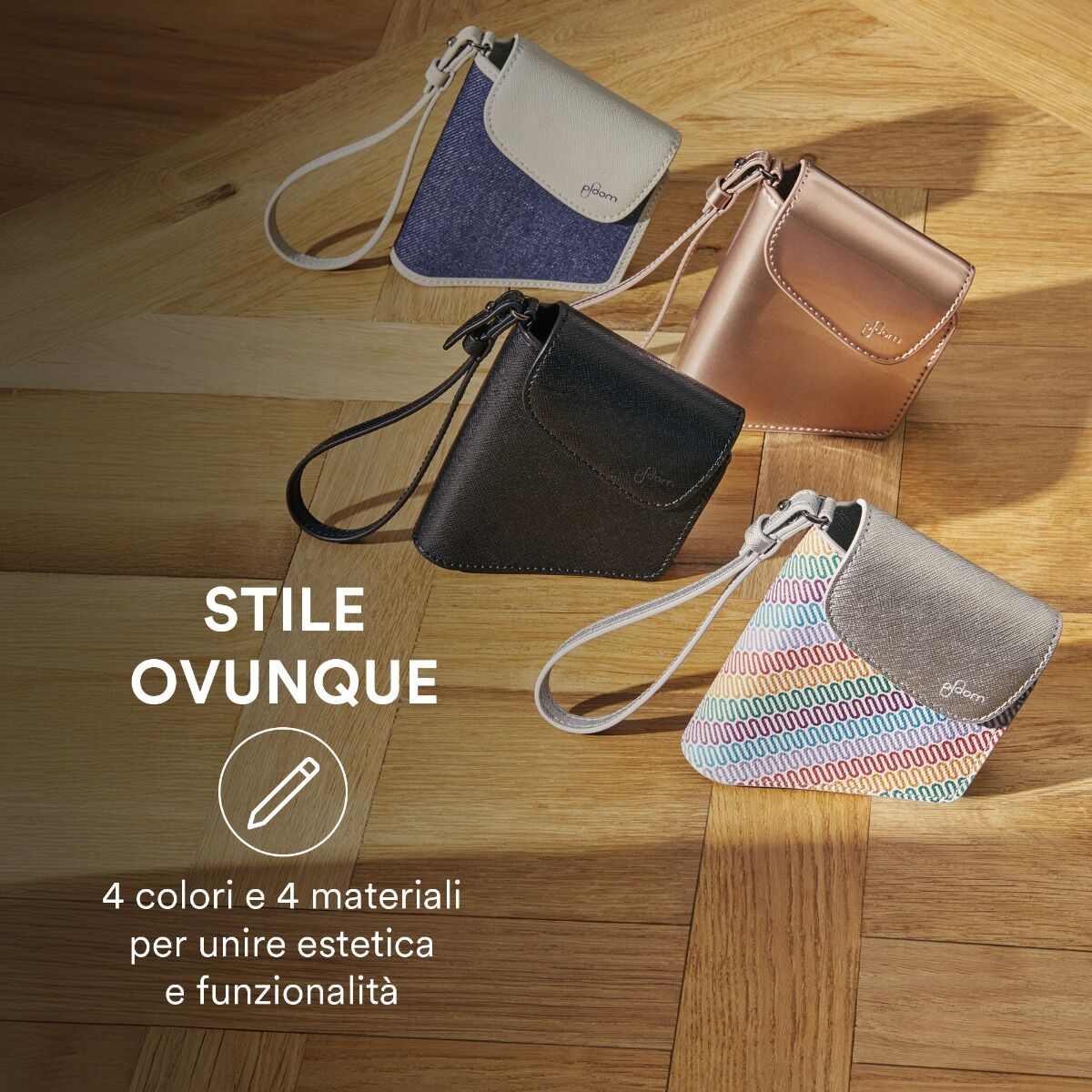 Gamma di Ploom AURA Astuccio Duo: Stile in movimento
