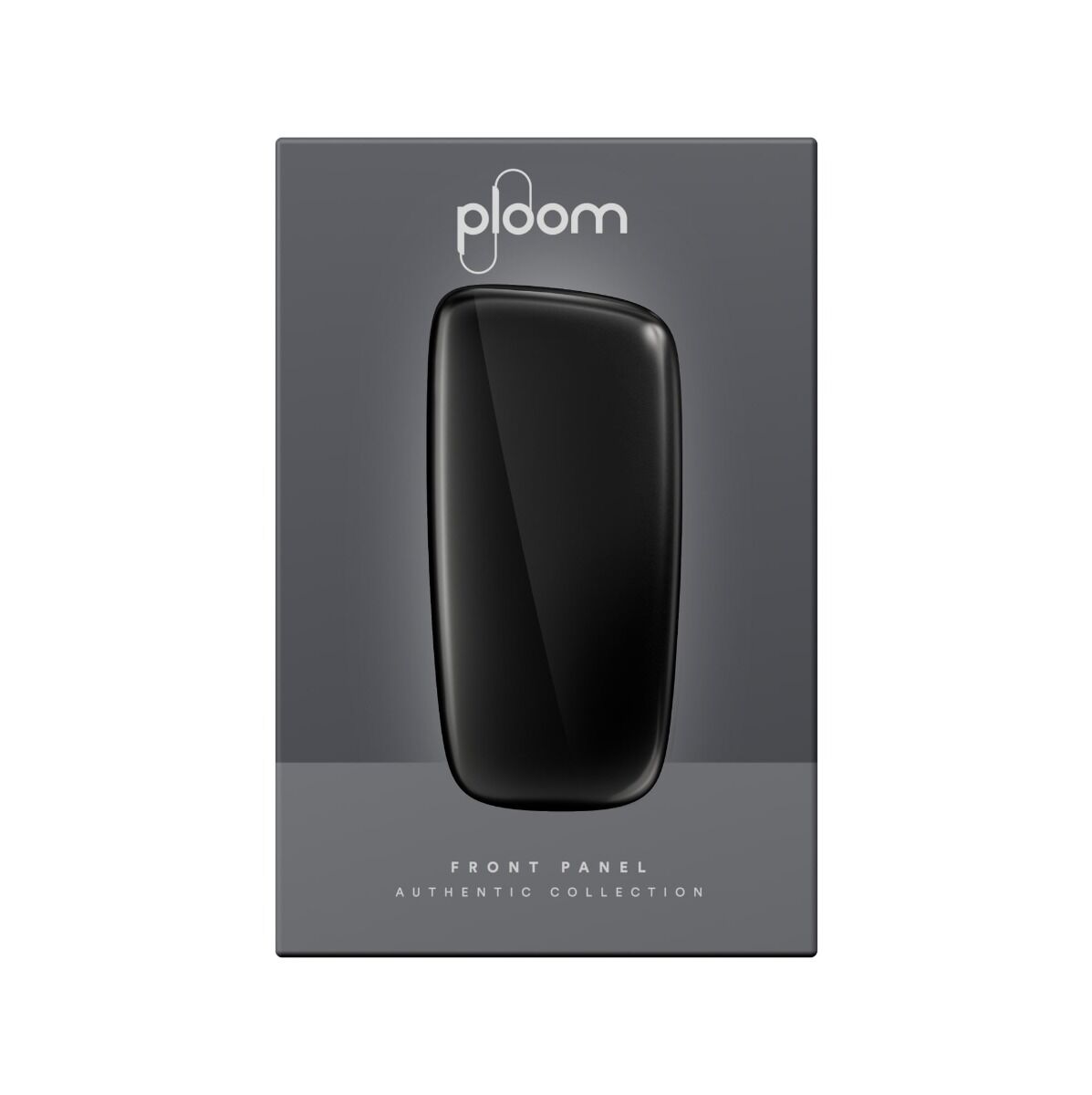 ploom x front panel coal black packaging