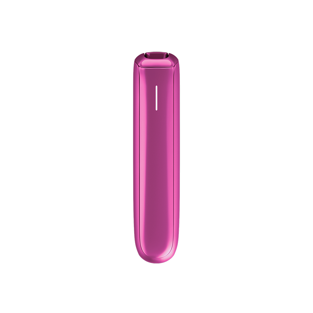 Vista frontale del dispositivo Ploom AURA Fuchsia Flair