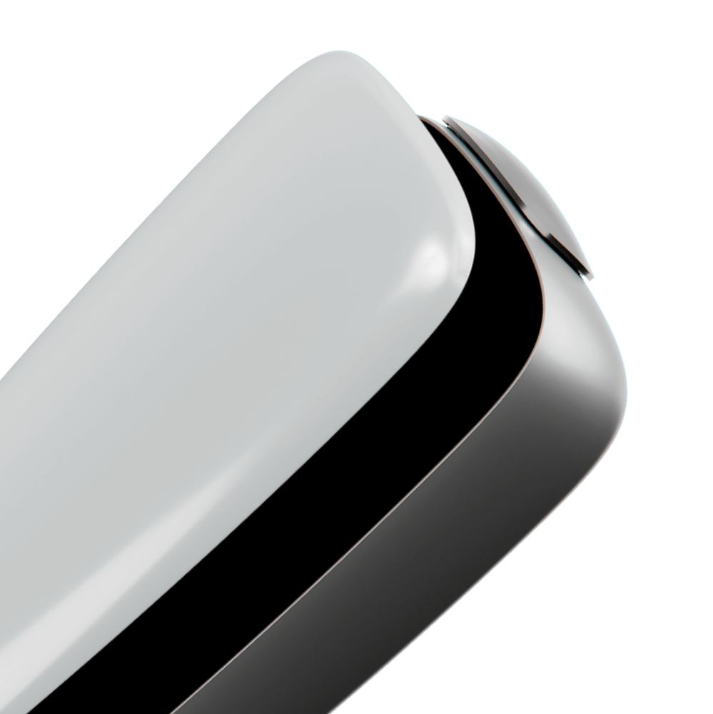 ploom x front panel cotton white close up