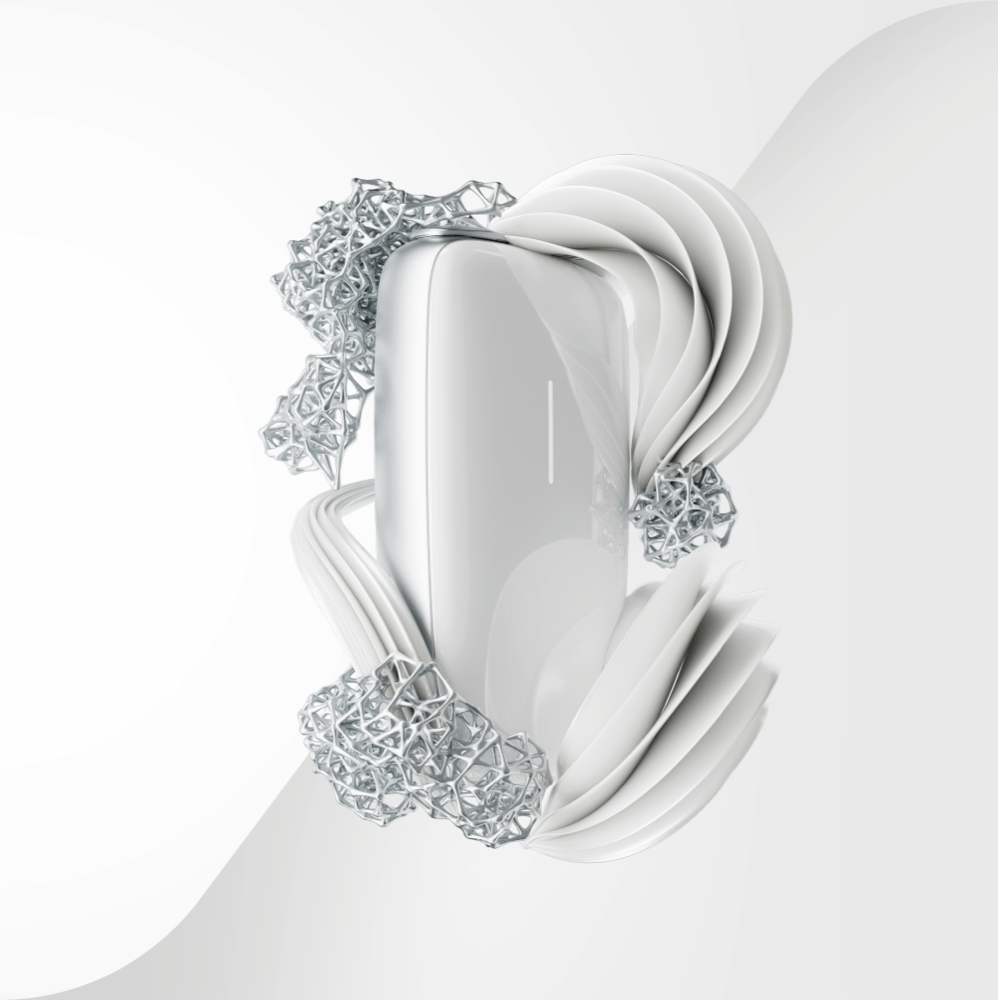 ploom x front panel cotton white texture