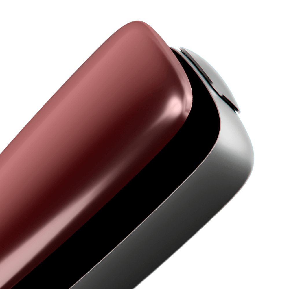 ploom x front panel twilight red close up