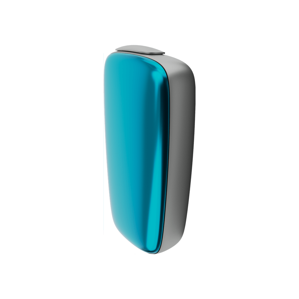 ploom x front panel ocean blue side facing