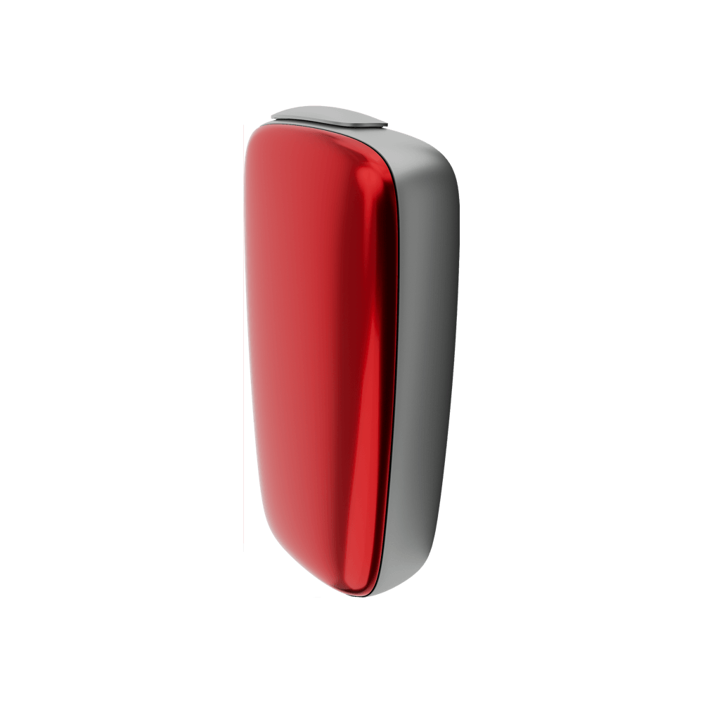 ploom x front panel lave red side facing