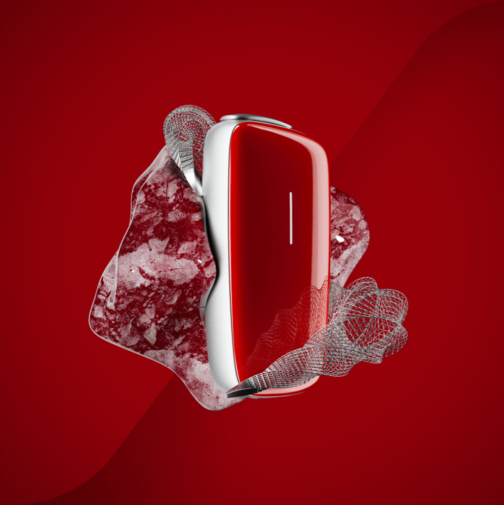 ploom x front panel lave red texture