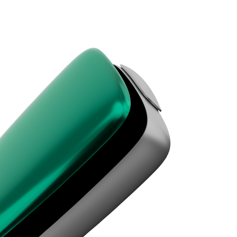 ploom x front panel amazon green close up