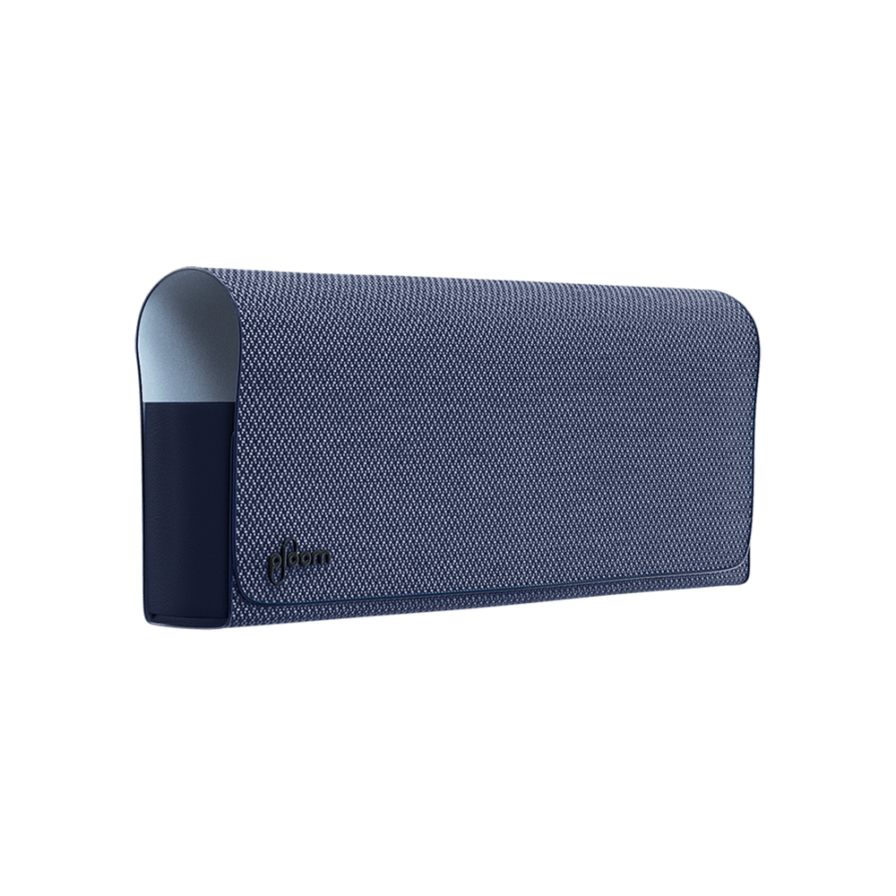 ploom x fabric carry case blue closed lateral shot